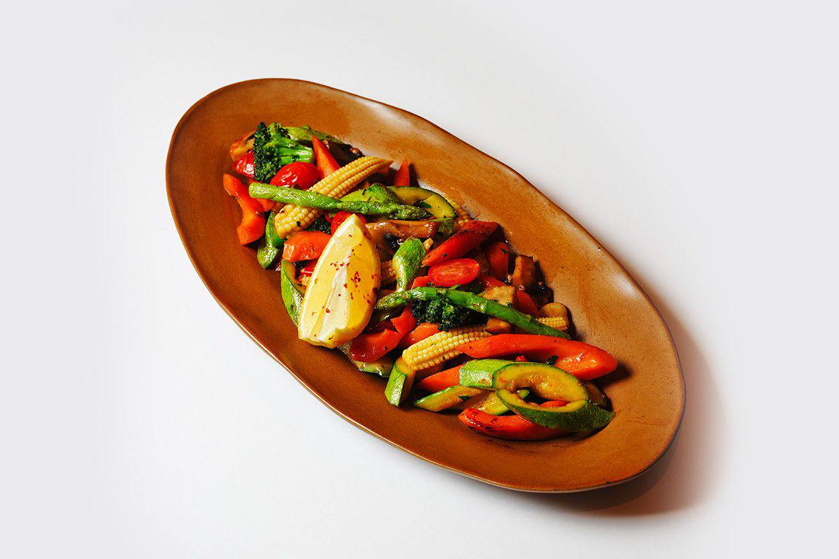 بشقاب سبزیجات رژیمی کافه جولای